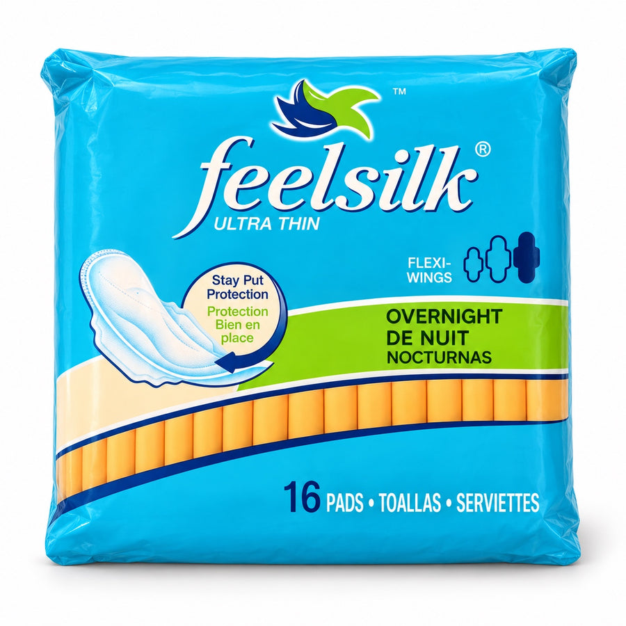 Feelsilk Ultra Thin Overnight, 16 pads